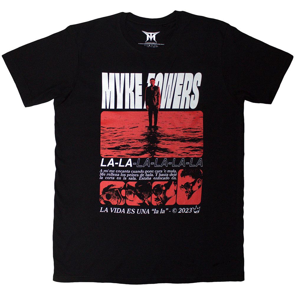 Myke Towers - La Vida Heren T-shirt - Zwart
